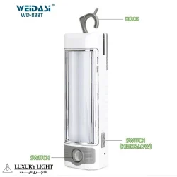 چراغ اضطراری شارژی ویداسی مدل WD-838T