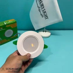 پنل توکار سقفی 9 وات LED پارس شعاع توس مدل گلاریس