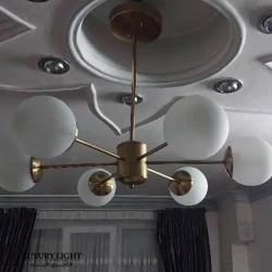لوستر مدرن سیاره تک ردیف