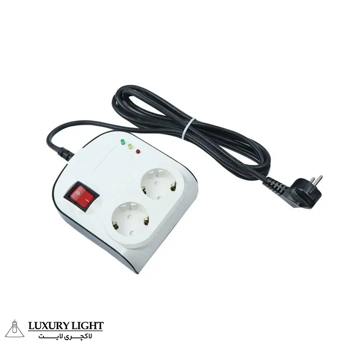محافظ برق یخچال 2 خانه کابل 3 متری پارت الکتریک 8789
