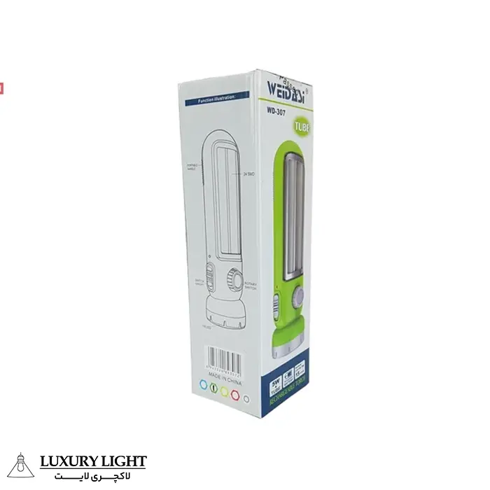 چراغ قوه و اضطراری ویداسی مدل WD-307