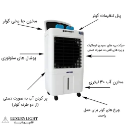 کولر سلولزی 2800 بروات مدل BR-24000